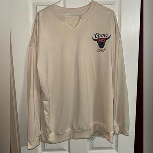 Coors Rodeo Cream Sweatershirt